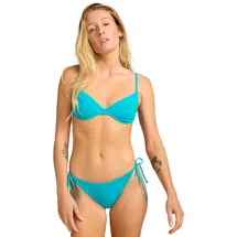 BILLABONG Bade-Shirt "Sol Searcher", Damen, Gr. L, Cup B, blau (blau lagoon), 86% Polyamid, 14% Elasthan, Bikini-Oberteile