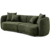Livora Sofa 2-Sitzer 268x91x80 grün meliert LUCA
