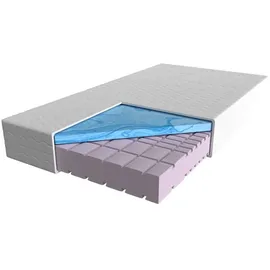 AM Qualitätsmatratzen Premium 7-Zonen Gelschaum-Matratze 90 x 200 cm H2