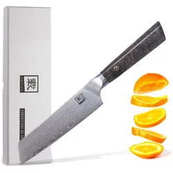 ZAYIKO Damastmesser DAITO PROFI LINE "Allzweckmesser" - Ahornholz - VG-10 Stahlkern