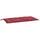 vidaXL Bankauflage 110 x 50 x 7 cm rot 1 St.