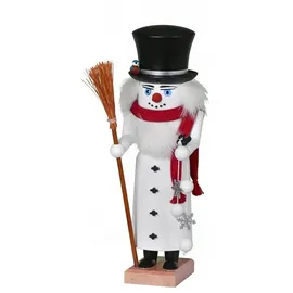 KWO Nussknacker Schneemann Holz 29 cm