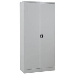 Gürkan Putzmittelschrank 100176 lichtgrau 80,0 x 38,0 x 180,0 cm, aufgebaut
