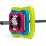 tiguar Langhantelstange Set bunt 18.5kg