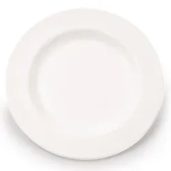NATURESTAR Gourmet Bio Teller 410260 , 1 Packung = 50 Stück, Ø 27 cm, weiß