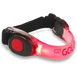 Neon LED Arm Band für verbesserte Sichtbarkeit rot ONE SIZE