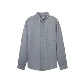 Tom Tailor Oxford Langarmhemd Navy Chambray L