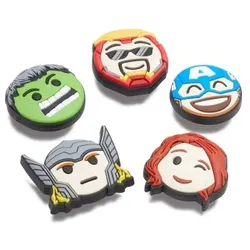 Crocs 5P Jibbitz Avengers Emojis Mixed One Size Kinder
