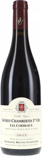 Gevrey-Chambertin 1er Cru Les Corbeaux Vieilles Vignes AOC Bruno Clavelier 2022 BIO