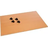 ROLLCART Fachboden Holz 120 x 80 cm braun