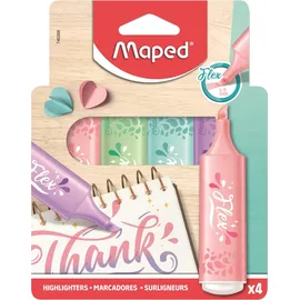 Maped Textmarker Flex Pastell 4 St.