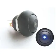 VELLEMAN Mini-drucktaster - Blaue LED - 1P SPST OFF-(ON)