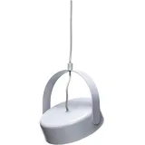 Hübsch Stage 1-flg. 22 cm grau Metall