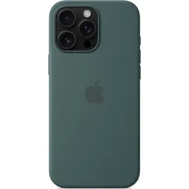 Apple iPhone 16 Pro Max Silikon Case mit MagSafe seegrün