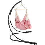 AMANKA XXL Hängesessel mit 210cm Gestell - Hängestuhl Ständer Metall