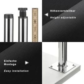 SOTech Möbelfuß LIMA 80 mm Ø 25 mm