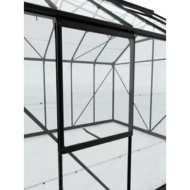 Vitavia Seitenfenster V mit ESG 3 mm Schwarz 59,5 cm x 79,2 cm