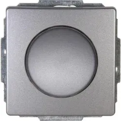 Kopp 847643084 VENEDIG - Kombigerät - Druck-Wechselschalter, Dimmer, für LED, Glühlampen, Halogenlampen, Farbe: platin