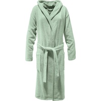 Erwin Müller Frottier Unisex-Bademantel mit Kapuze Achberg in jade