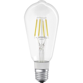 LEDVANCE LED Leuchtmittel Smart+ BT CLA Edison 50 Edisonform, E 27 - 5,5 W