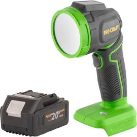 PROCRAFT LL18bb Akku LED Strahler 20 V 300 lm + 1x Akku 4,0 Ah - ohne Ladegerät