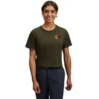 Black Diamond Faded Crop Dark Moss S