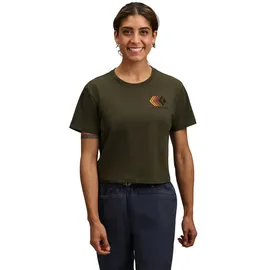Black Diamond Faded Crop Dark Moss S