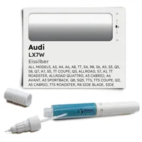 Genuine Colors Lackstift EISSILBER LX7W Kompatibel/Ersatz für Audi Silber