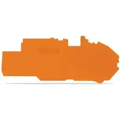 Wago 2016-7792 Abschluss- und Zwischenplatte, 1 mm dick, orange 20167792