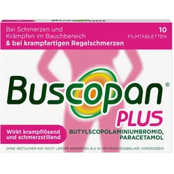 Buscopan PLUS bei Regelschmerzen 10 St