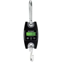 VOLTCRAFT HS-100 Hängewaage HS-100 Wägebereich (max.) 100 kg Ablesbarkeit 100 g batteriebetrieben Schwarz