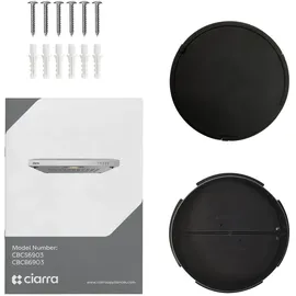 Ciarra Unterbauhaube 60 cm Silber