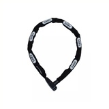 ABUS Kettenschloss CityChain 6800 - Fahrradschloss aus gehärtetem Stahl - mit Textilschlauch und praktischem Wendeschlüssel - ABUS-Sicherheitslevel 5 - 110 cm