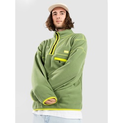 HUF Elysian Quarter Zip Fleece Pullover avocado Gr. XL