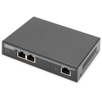 Digitus 2-Port Gigabit 4PPoE Extender, 802.3at 60 W