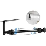 AiQInu Küchenrollenhalter, Einhand Bedienbarer Küchentollenhalterung Ohne Bohren mit Dämpfungseffekt, Selbstklebend Oder Gebohrt, Küchenrollen Halter Wand/Unter Schrank für Küche, Schrank