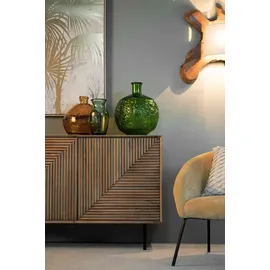 BIZZOTTO Sideboard Darsey aus Mangoholz, modern, natur, 184 cm breit, Metallgestell in Schwarz