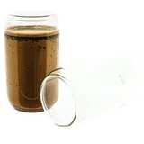Mulex 4-Teilig 350 ml - Premium Trinkgläser für Eiskaffee, Cocktails, Longdrinks,