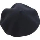 INF Kaschmir-Baskenmütze Schwarz - Schwarz