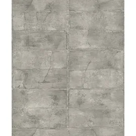 Rasch Textil Vliestapete Concrete 10,05 m x 0,53 m 520156 Grau/Braun