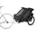 Thule Chariot Sport 2 Double Kinderanhänger (Größe One Size, schwarz)