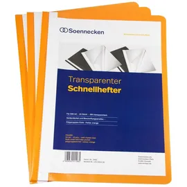 SOENNECKEN Schnellhefter 2962 A4 Orange 10 St.