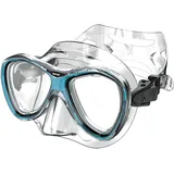 Seac Capri SLT, Schnorchelmaske mit Maskenkörper aus hypoallergenem Siltra und Maskenschnallen mit 2 Knöpfen, 2 Große