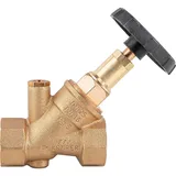 Kemper WESER Freistrom-Absperrventil RG mit Entleerstopfen G1/4, IG DN20