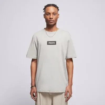 PROSTO T-SHIRT CLOSS GREY - Grau - S