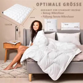sei design heimtextilien inh. i. richter Bett-Set SWAN Collection, 6-Tlg. | Weiß