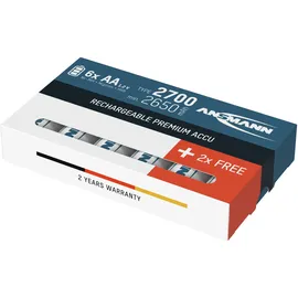 Ansmann Mignon AA 2700 mAh 6 St.