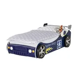 Autobett-Gestell  Blue Speed , blau , Maße (cm): B: 105 H: 60 T: 225.0