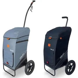 XLC BS-L05 Bike Shopping Trolley mit Hochdeichsel schwarz 2021