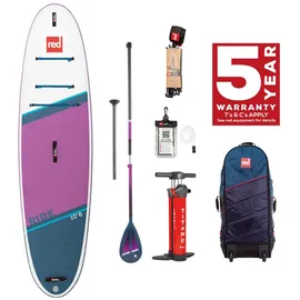 Red Paddle Co SUP Board Set Ride 320 x 81 x 15 cm lila